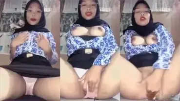 Hijab Kacamata SMA Batik Colmek Brutal