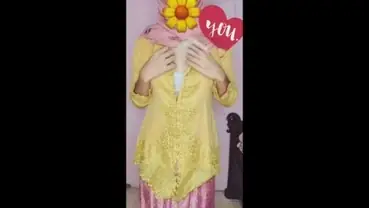 Live Kebaya Hijab Pink Genit Penonton